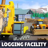 Logging Facility - Low Poly 3D Models Pack