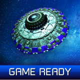 3D sci-fi spaceship Rikka IFO #06mc