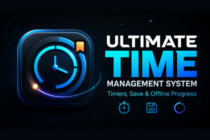 Ultimate Time Management System: Timers, Save & Offline Progress