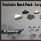 Realistic Rock Pack - Large Rocks Set A