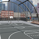 Pro Basketball Arena 3D Game Ready Sports Stadium Environment (Mobile Optimized)