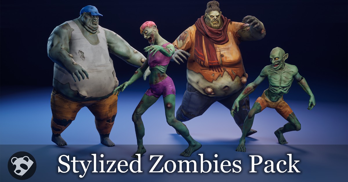 Stylized Zombies Pack | 3D Characters | Unity Asset Store