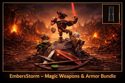 EmbersStorm – Magic Weapons & Armor Bundle