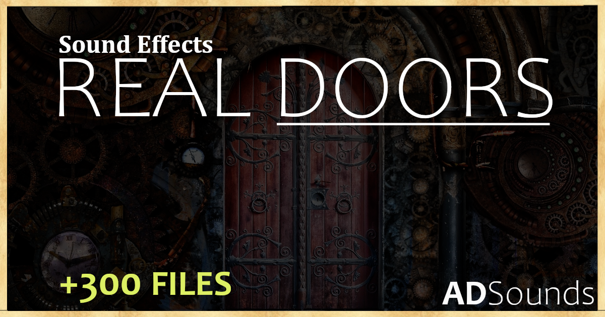 Real Doors Sounds Effects 音频 音效 Unity Asset Store