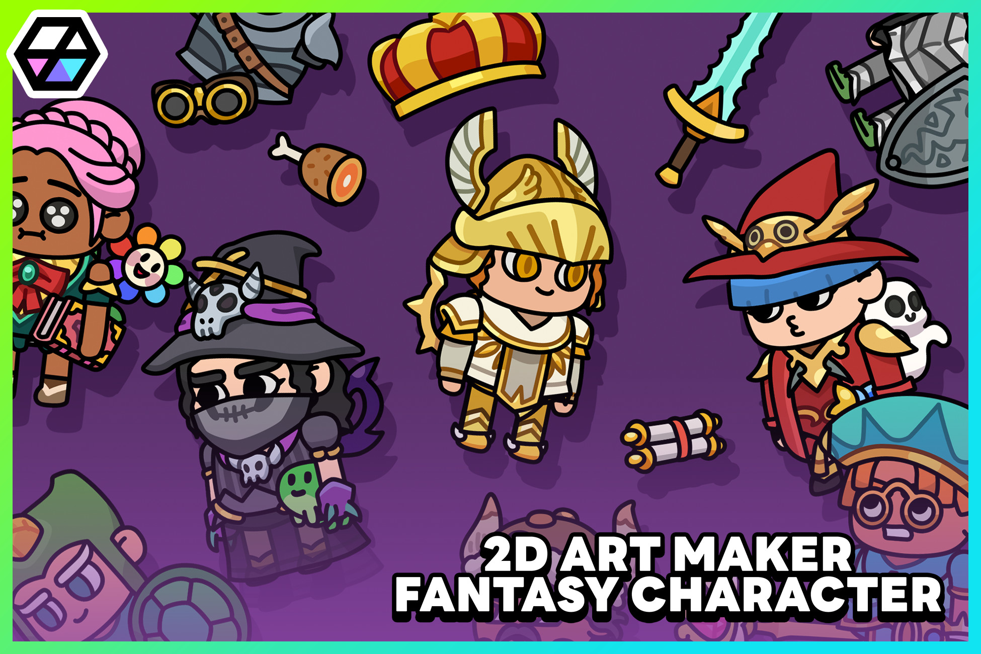 2D Art Maker - Fantasy Characters