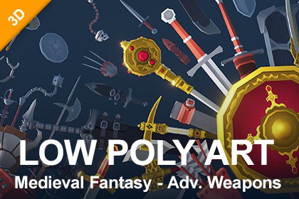 Low-Poly Medieval Fantasy - Advanced Weapons
