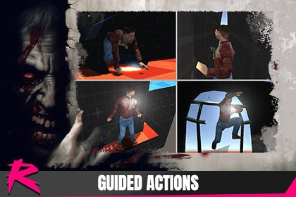 Retro Horror Template - Guided Actions