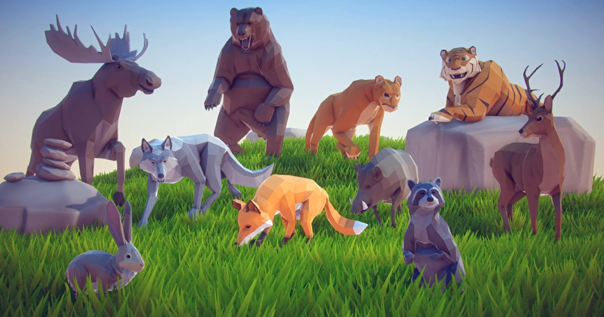 Anials Unity Poly Art: Animal Forest Set | 3D Animals | Unity Asset Store