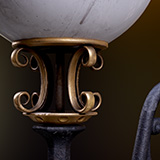 Round Street Lamp