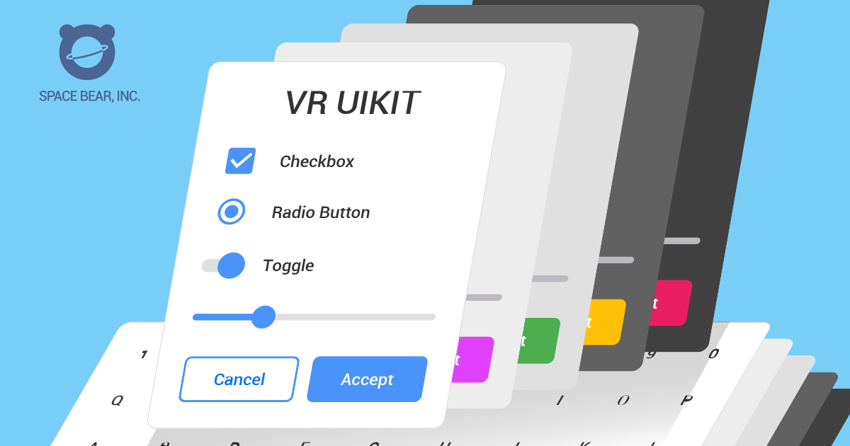 VR UI Kit: Material Design System | GUI Tools | Unity Asset Store