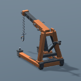 Workshop Lifting Pack - Engine Hoist Axle Stand and Drain Pan