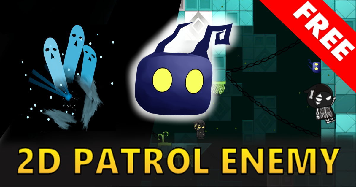 Free 2D Enemy Patrol AI – Animated Platformer Patrol System with VFX ...