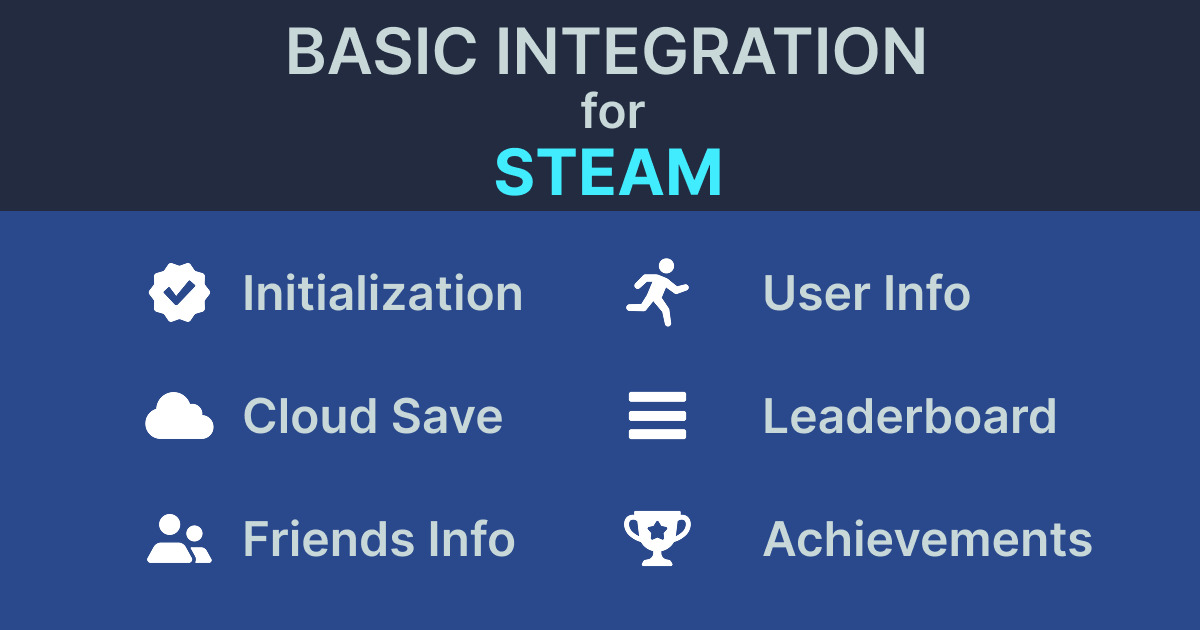 Basic Integration For Steam | Integration | Unity Asset Store