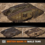 British Mark IV Male Tank