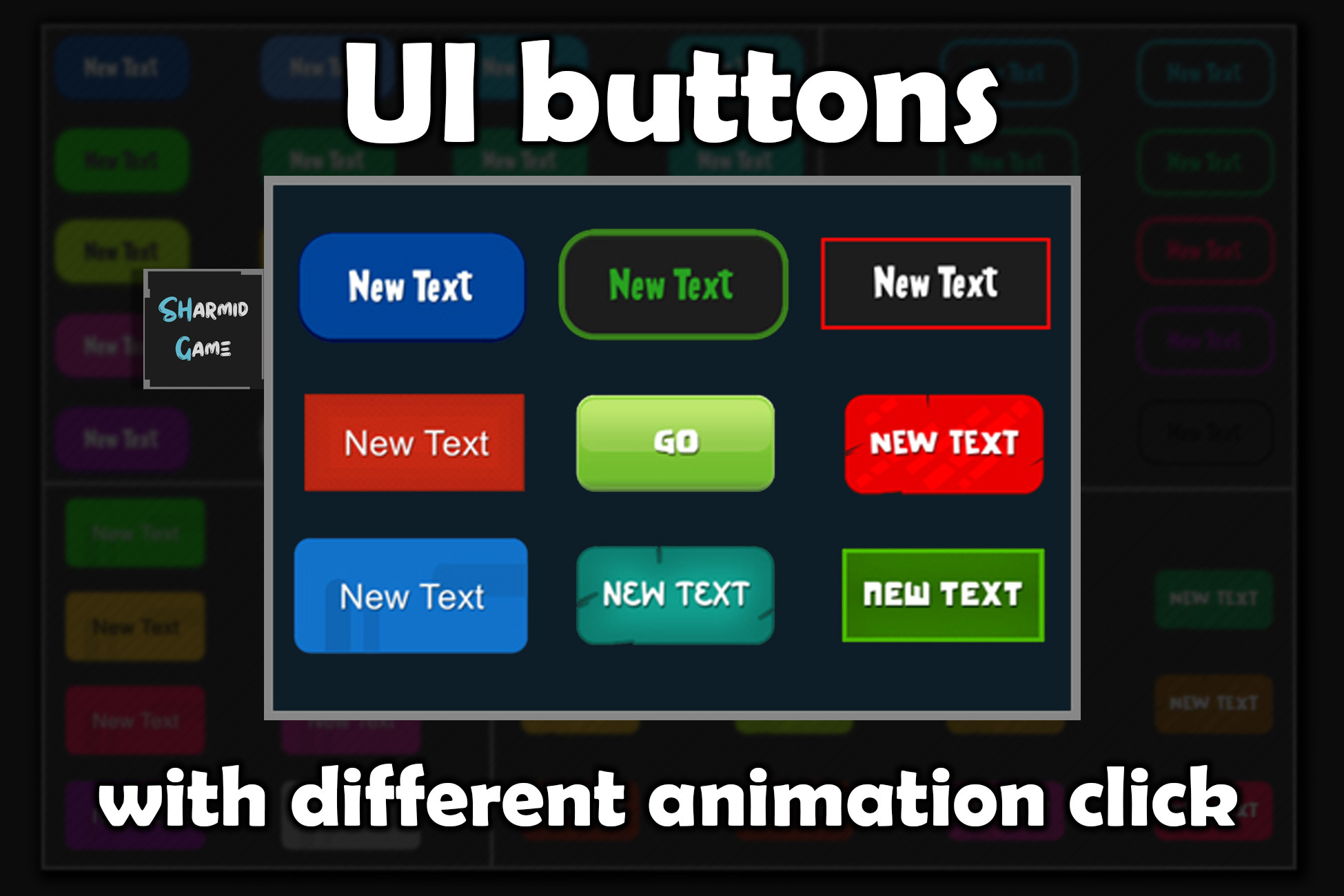 UI buttons - Animation click | 2D GUI | Unity Asset Store