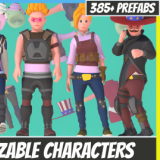 Customizable 3D Fun Characters Vol 1