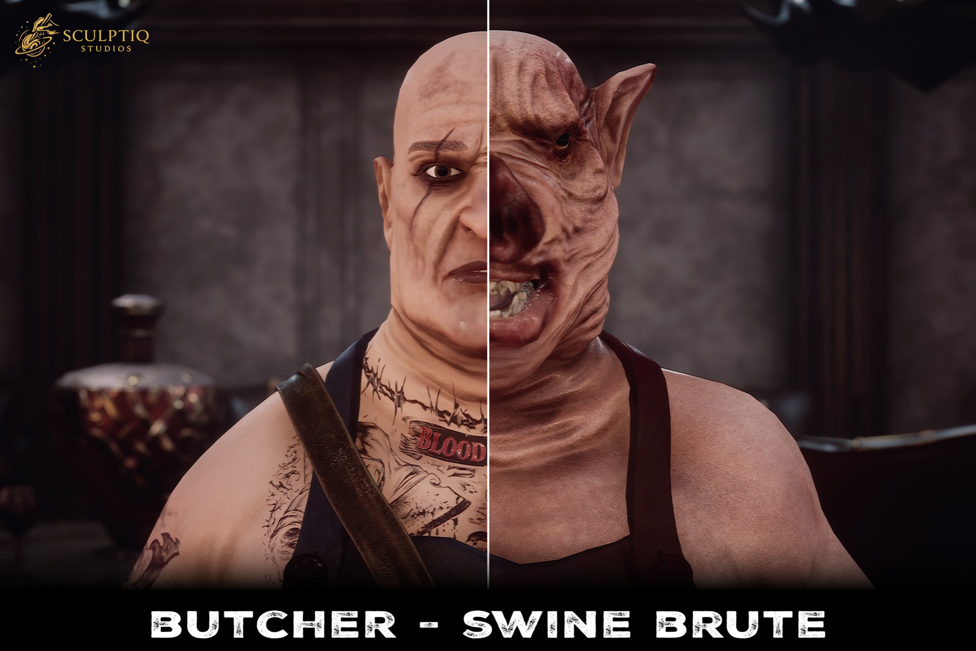 Butcher / Swine Brute - Dual Form Character
