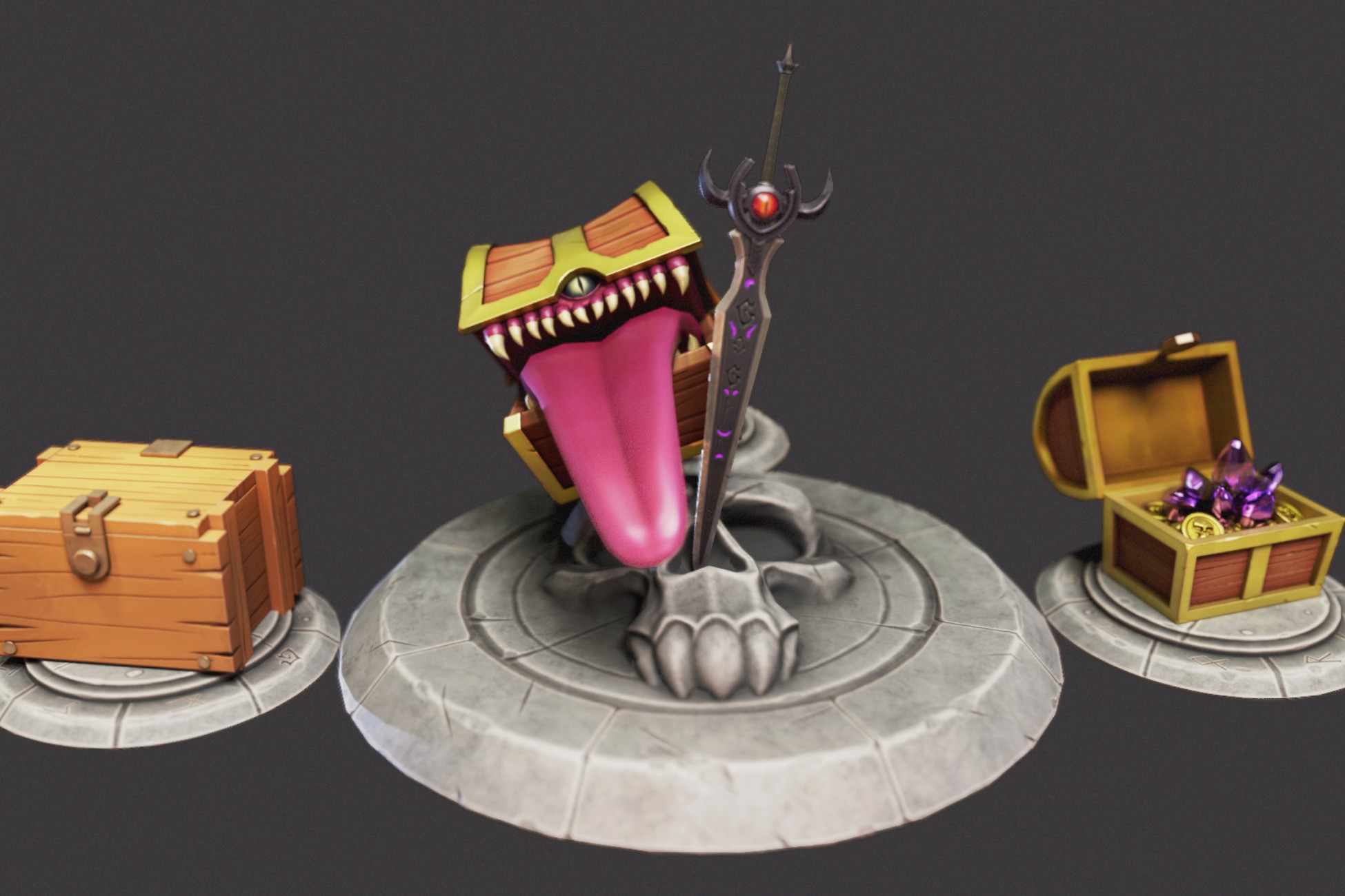 Stylized_Mimic | 3D Props | Unity Asset Store