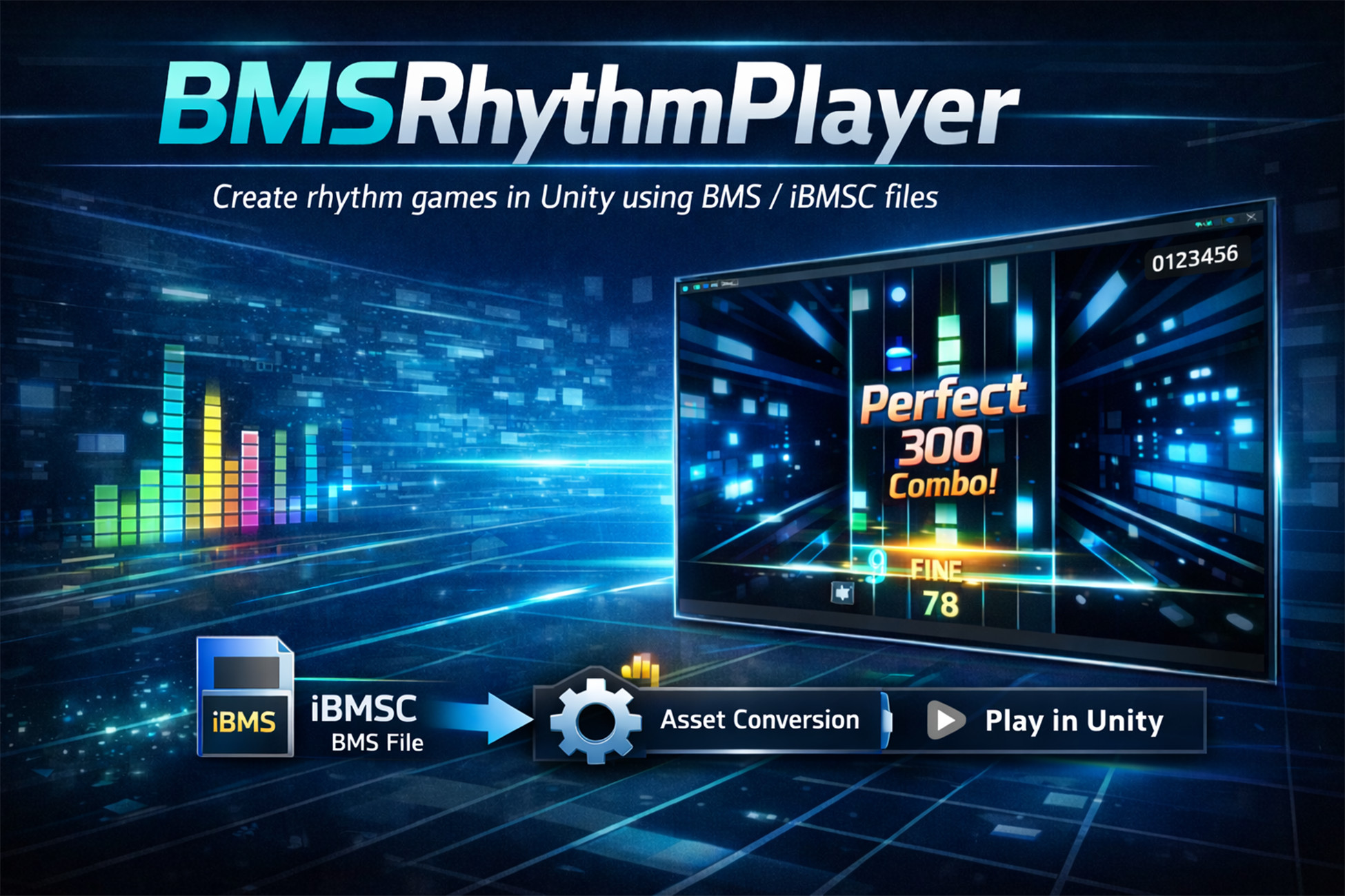 Unity Rhythm BMS Rhythm Player | 游戏工具 | Unity Asset Store