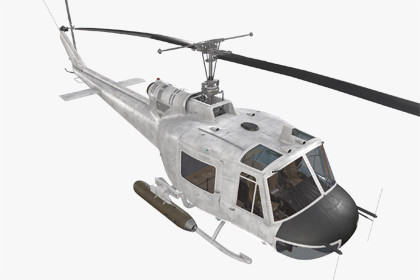 UH-1B Blank Static