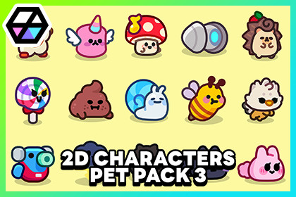 2D Characters - Pet Pack 3