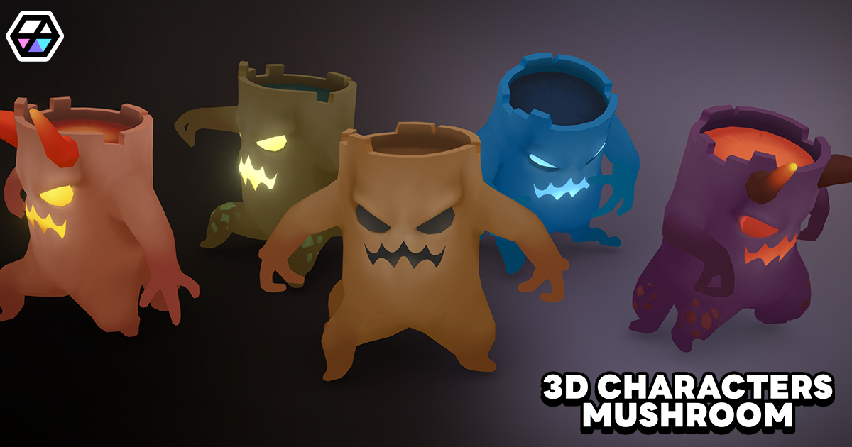 3D Characters - Stump Pack | 3D Creatures | Unity Asset Store