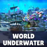 Underwater World - Low Poly 3D Models Pack