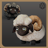 Cute Animated Stylized Sheep