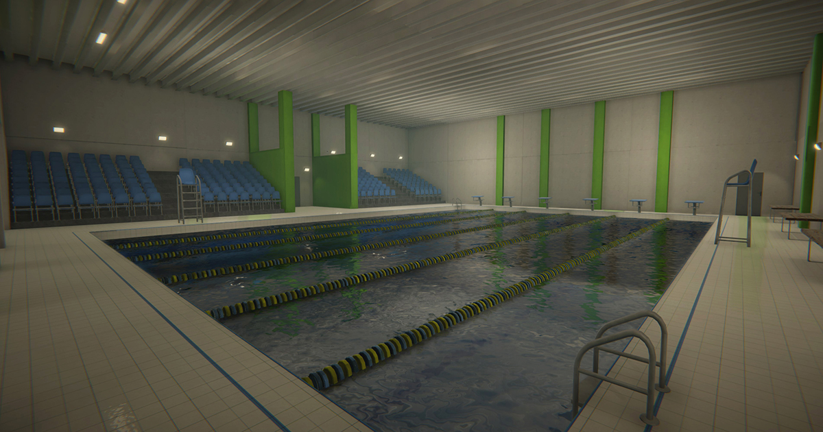Indoor Swimming Pool | 3D Urban | Unity Asset Store