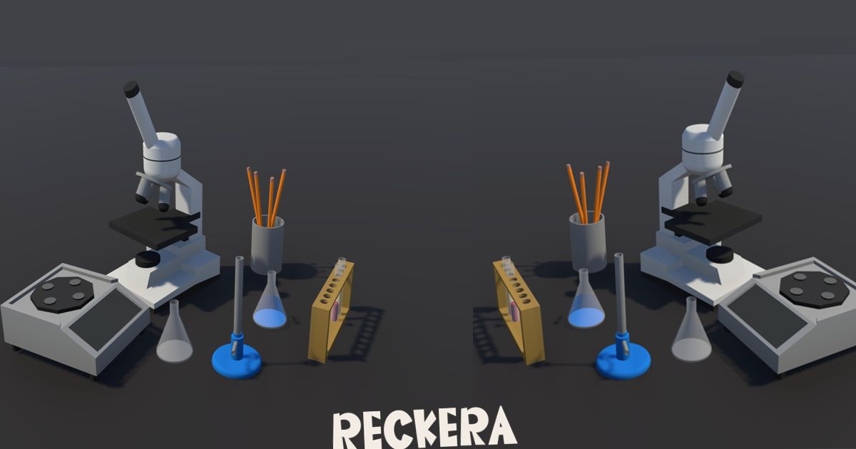 Low Poly Lab Assets 01 | 3D Industrial | Unity Asset Store