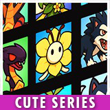 Icons For Monsters Ultimate Pack 02 Cute Series