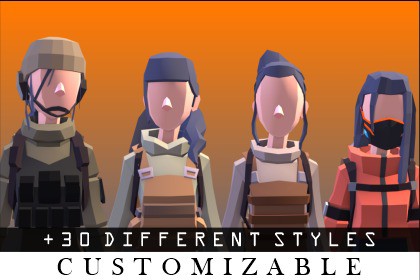 AISHA EXT| LOWPOLY CHARACTER : Additional Outfits