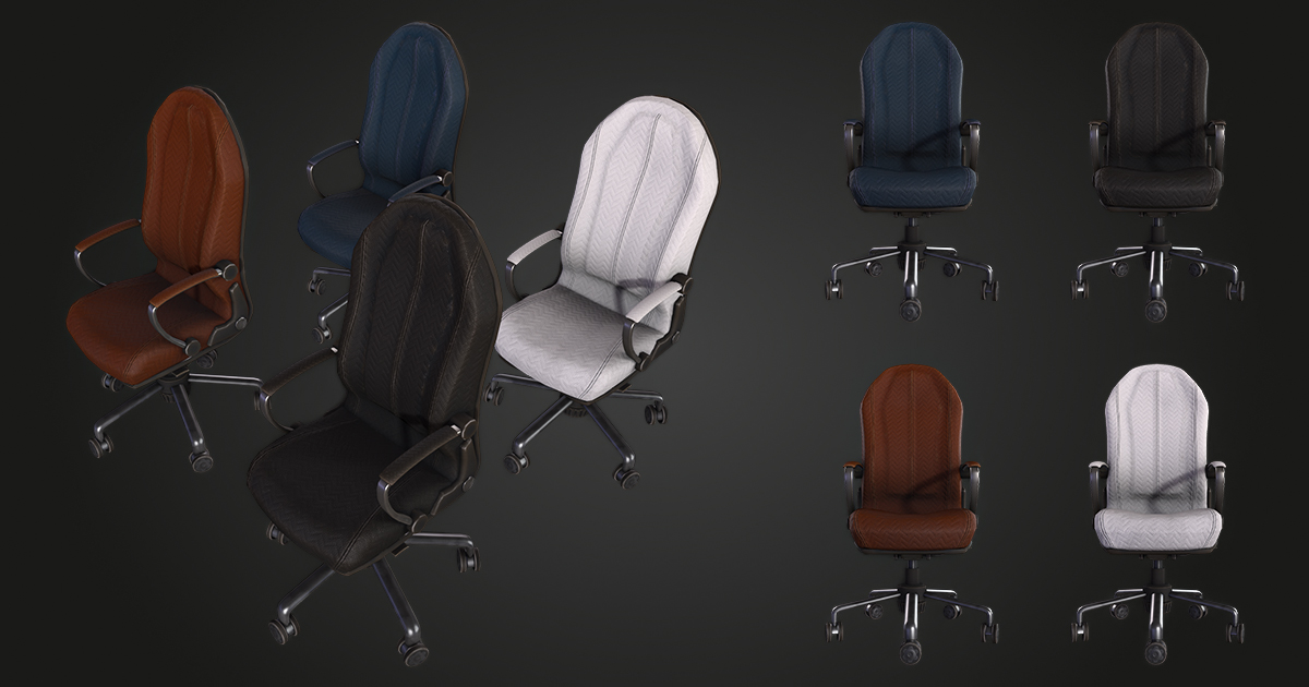 Office Chair Vol. 3 | 3D Props | Unity Asset Store