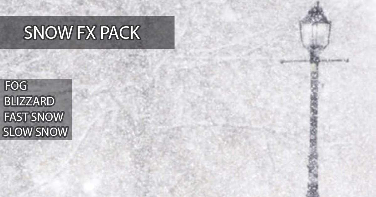Snow Fx Pack - Weather VFX | Environment | Unity Asset Store