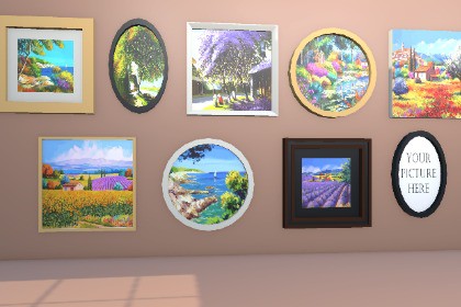 Customizable Frames Gallery: Oil Paintings
