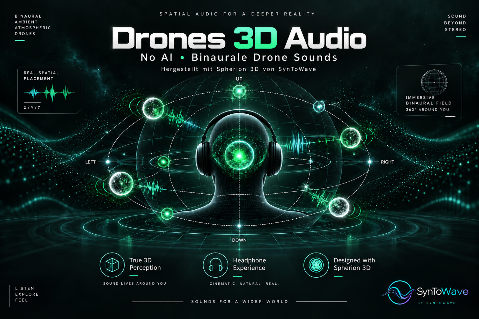 Drones 3D Audio – No AI