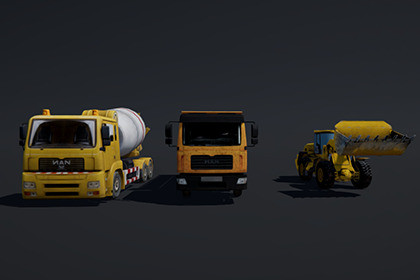 Simple Construction Vehicles Pack