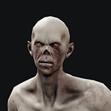 3D Zombie Undead Character