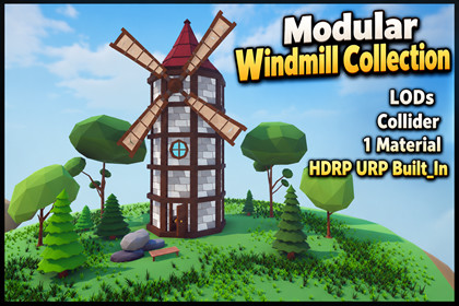 Modular Windmill Collection - Mini World Studio