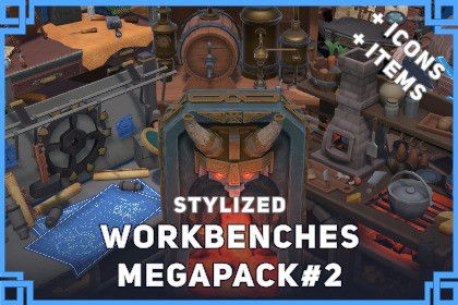 Stylized Workbenches | MEGAPACK#2