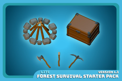 Low-Poly Forest Survival Starter Pack Lite