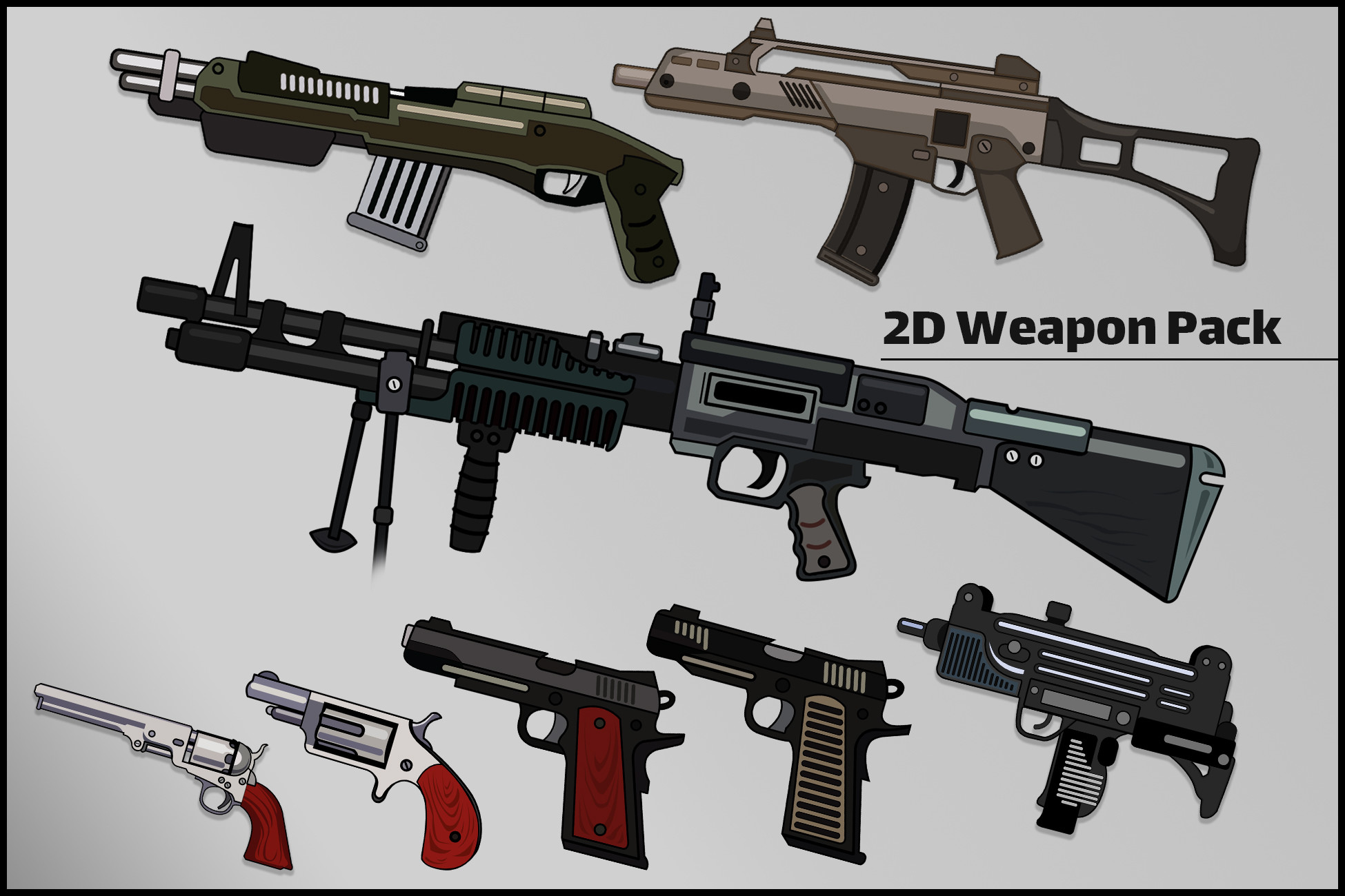 Quality 2D Weapon Pack | 2D | Unity Asset Store