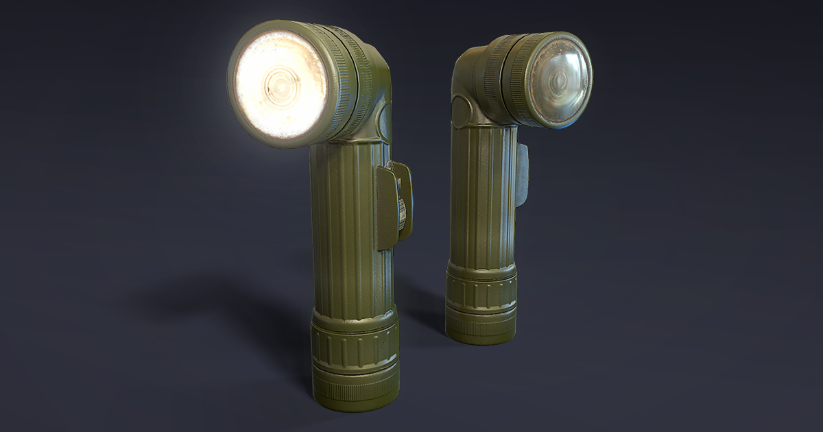Anglehead Flashlight | 3D Props | Unity Asset Store