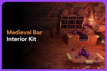 Medieval Bar Interior kit