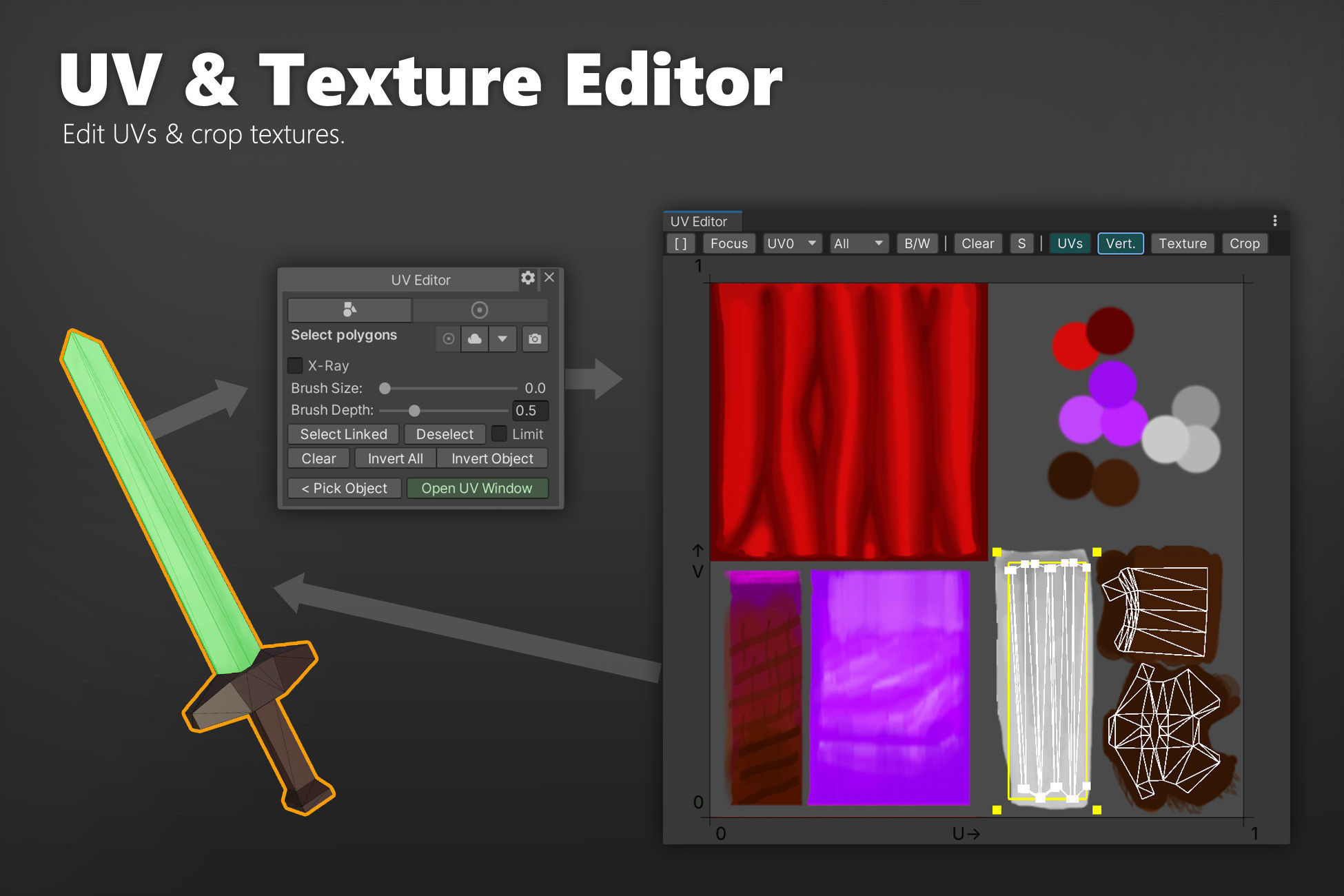 UV Editor & Texture Editor | Modeling | Unity Asset Store