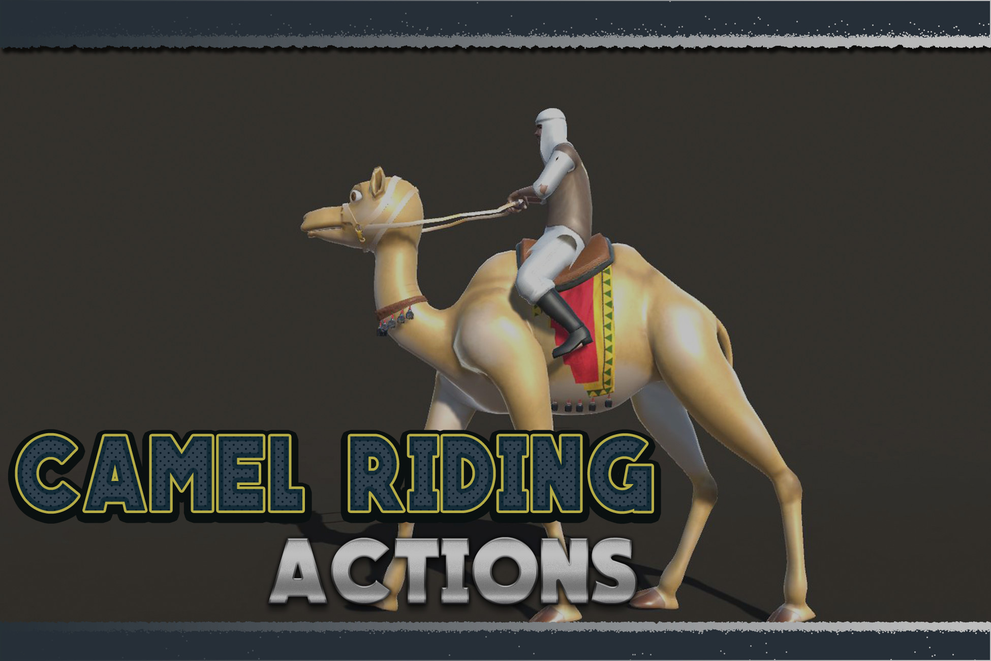 Camel Rider actions | 3D Animations | Unity Asset Store