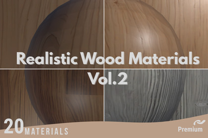 Essential Realistic Wood Materials Vol 2