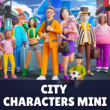 City Characters Mini - Low Poly Animated Pack