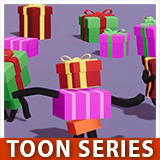 Christmas Gift Boxes Toon Series