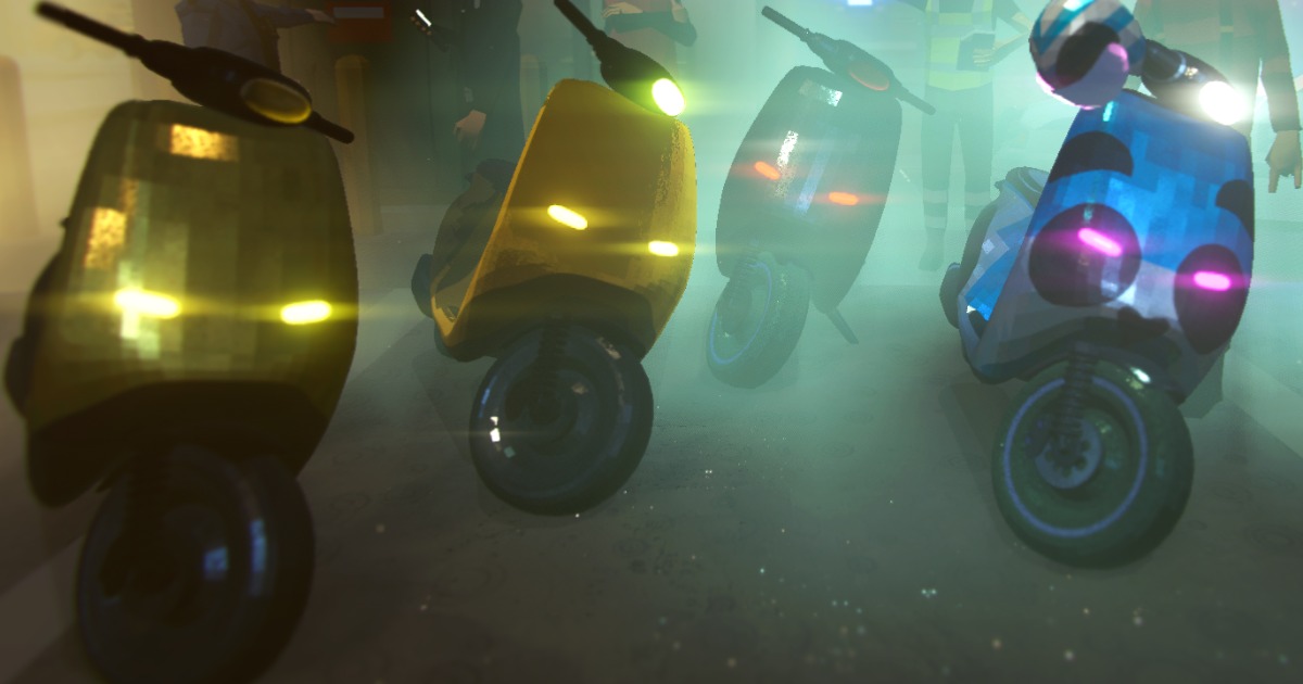 Low Poly City Scooter | 3D Land | Unity Asset Store